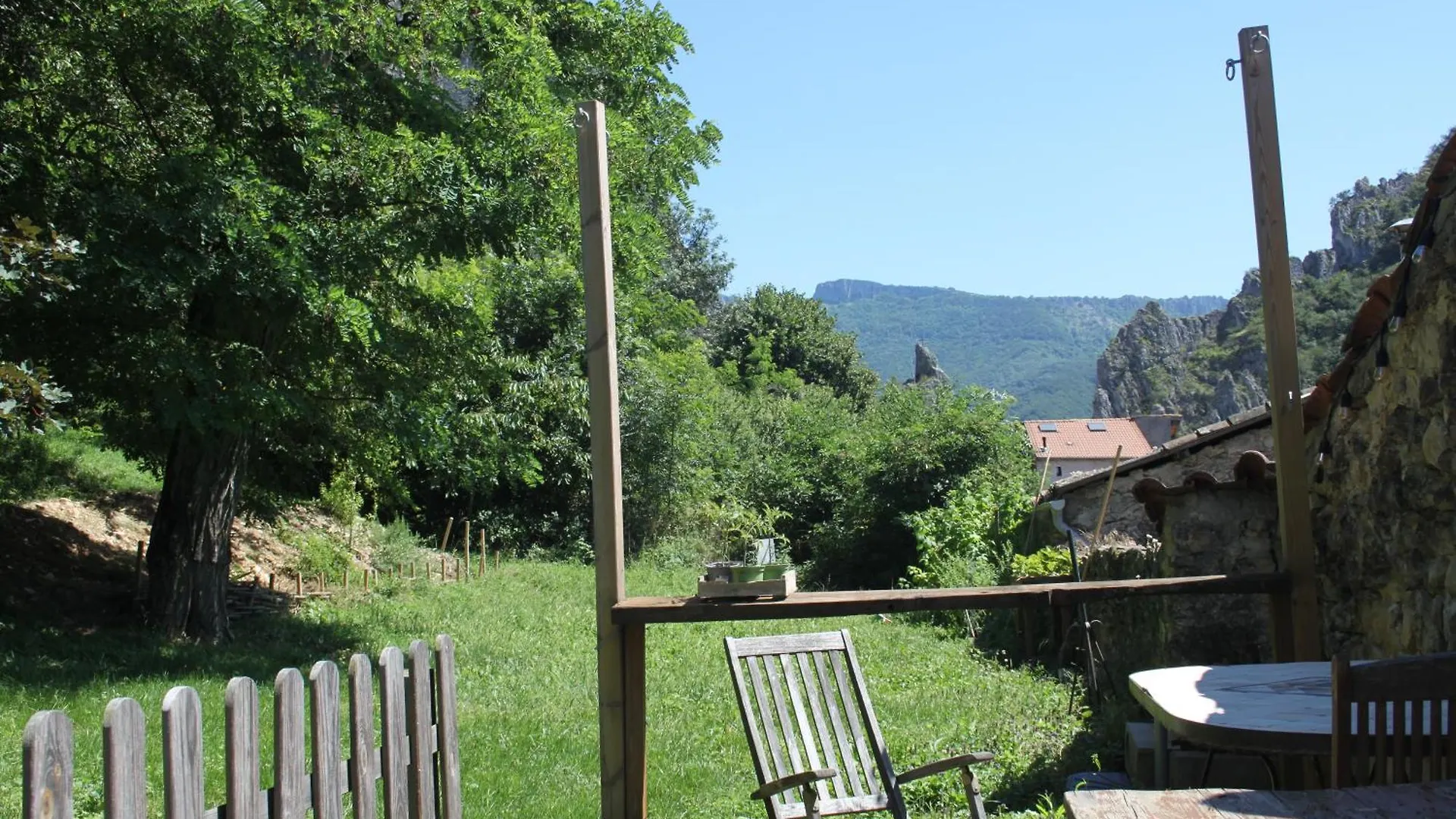 Comfortable Village Apartment In Barbieres With Access To Large Garden With Beautiful Views France
