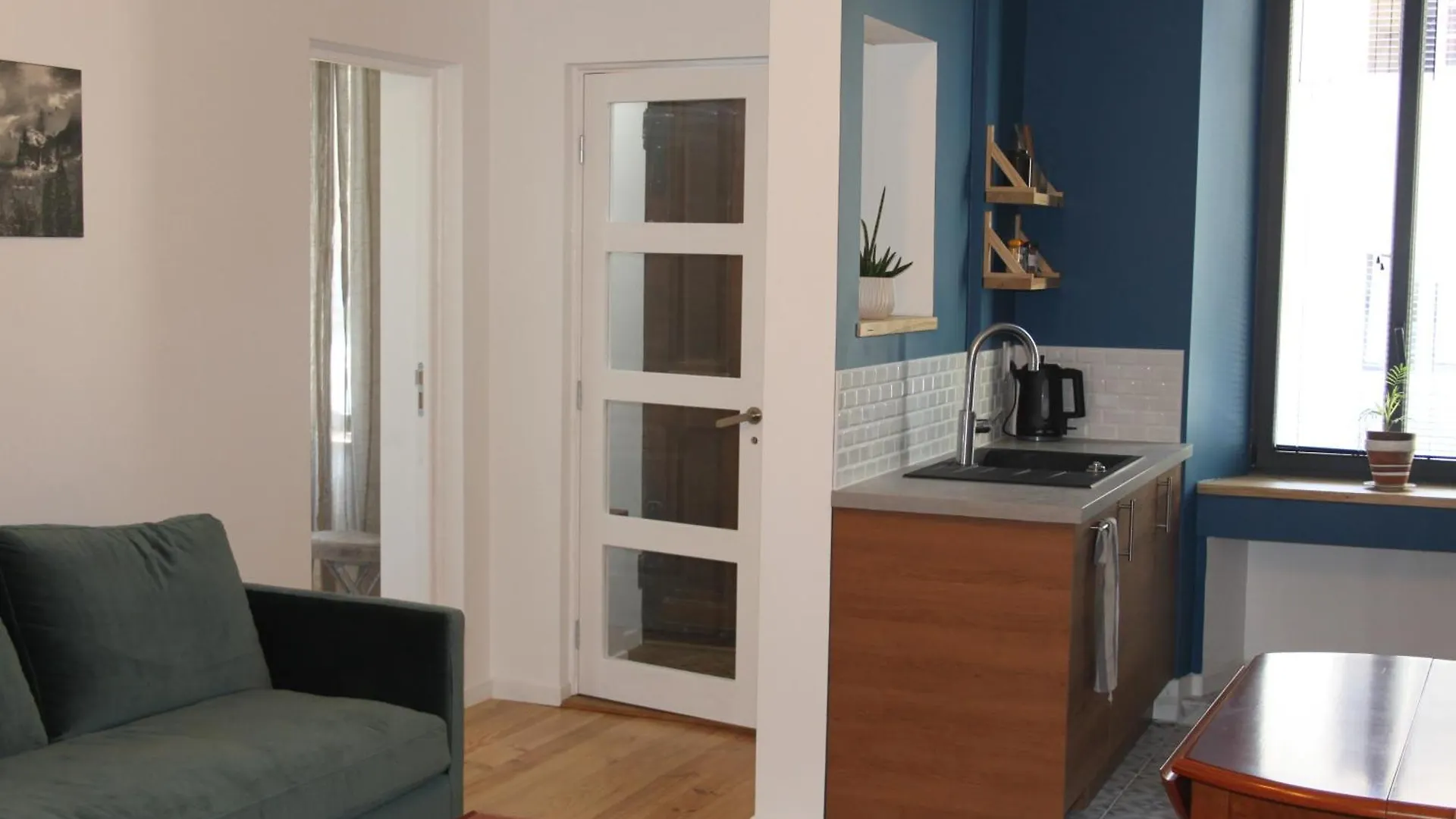 Comfortable Village Apartment In Barbieres With Access To Large Garden With Beautiful Views